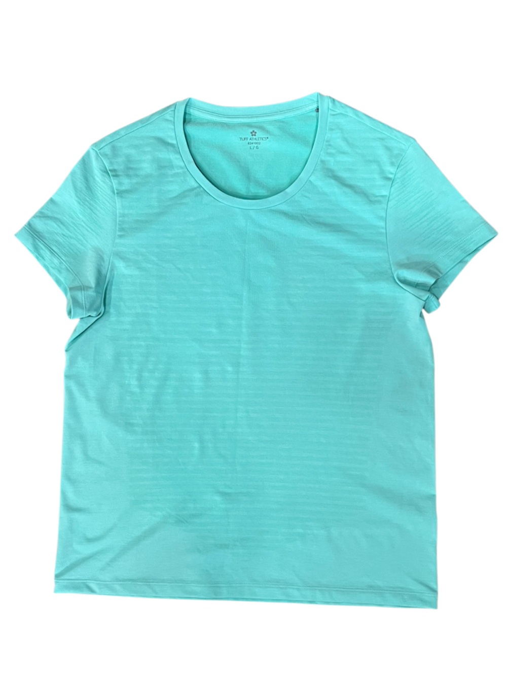 🌸2/$12🌸 Tuff Athletics Seamless Tee Teal Large - Picture 6 of 13